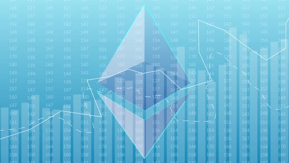 Ethereum ETH Crypto Financial Background