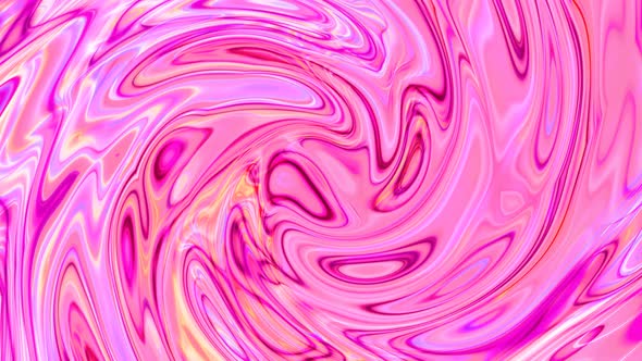 Abstract Colorful Twisted Liquid Effect