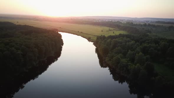 Aerial Video of the Lake