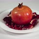 Pomegranate On White Dish - VideoHive Item for Sale