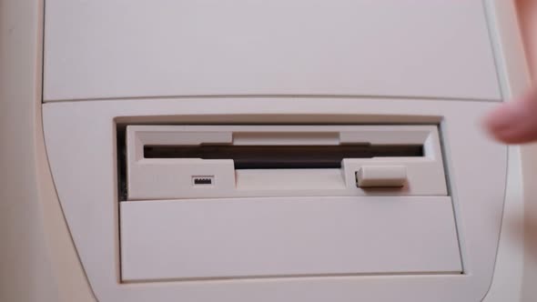 Old Computer with Disk Drive