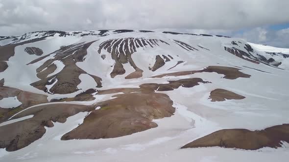 Snowy Volcanic Mountains