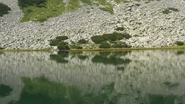 Flight Low Over Muratovo Lake