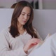Female Reading Book in Morning - VideoHive Item for Sale