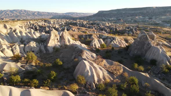 Aerial View Cappadocia Landscape