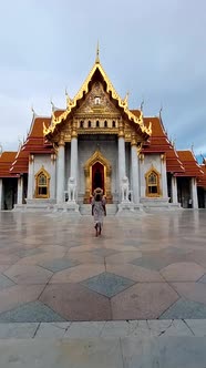 Wat Benchamabophit the Marble Temple the Royal Temple in Capital City Bangkok Thailand