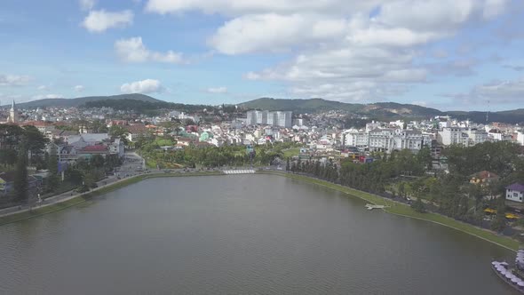 Beautiful lake in Da Lat