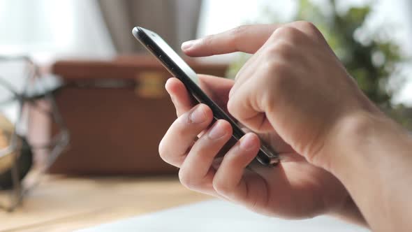 Businessman Using Smartphone