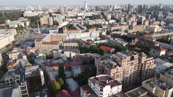 Kyiv  Aerial View of the Capital of Ukraine