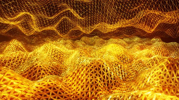 Gold wave | Gold background