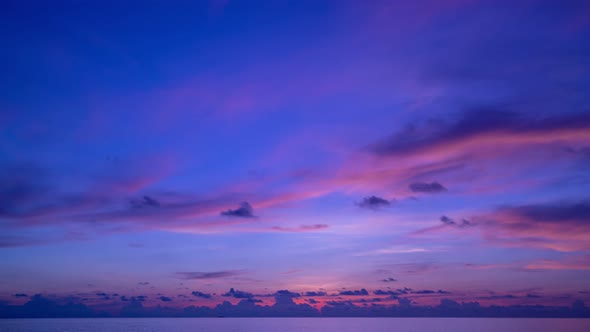 Time lapse of Majestic sunset or sunrise landscape Amazing light of nature cloudscape sky and Clouds
