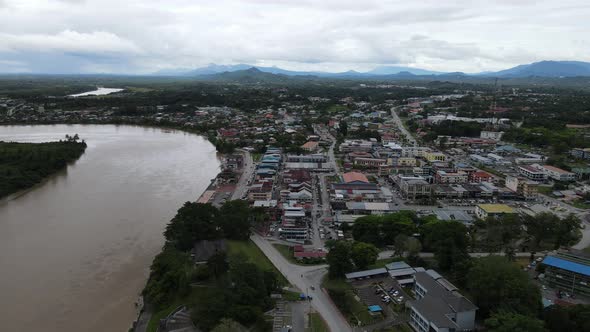 The Towns of Sarawak, Borneo, Malaysia