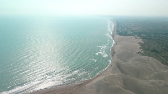 The atlantic ocean in Veracruz mexico