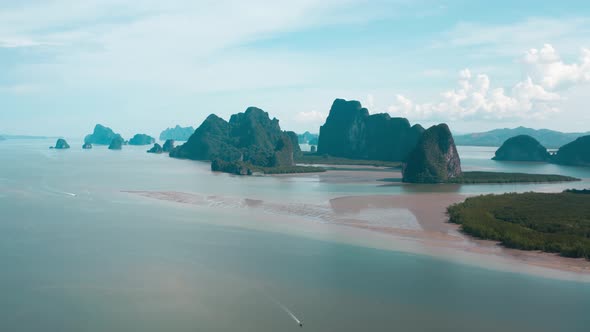 Panyee Fisherman Floating Village in Phang Nga, Thailand