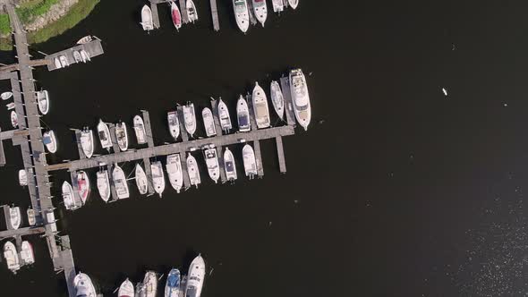 Boats at a marina