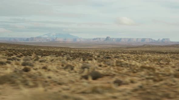 Road Trip to Grand Canyon Arizona USA Driving Auto From Utah