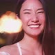 Young asian woman with sparklers is dancing and celebrating a new year. Fireworks, - VideoHive Item for Sale