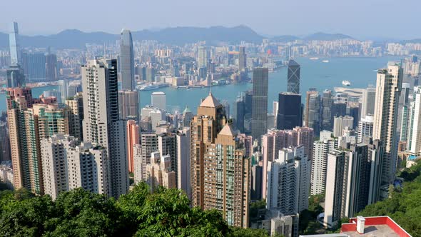 The peak in Hong Kong