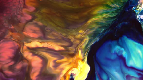 Psychedelic Color Spreading Paint Swirling And Explosion 42 alt