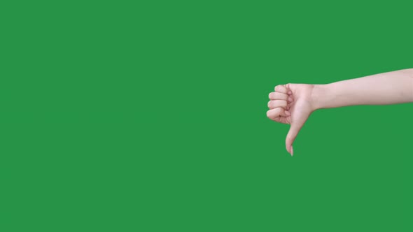 Dislike Gesture Disapproval No Hand Thumb Down