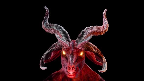 Goat Demon Baphomet VJ Loop