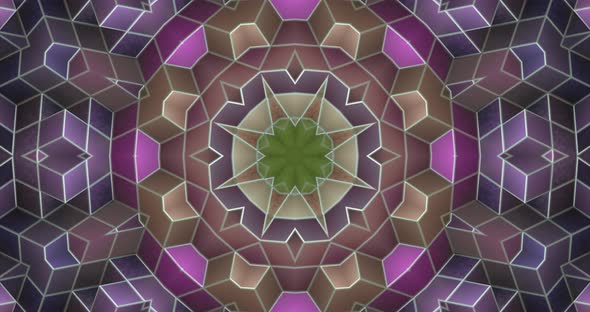 Abstract Kaleidoscope Animation.