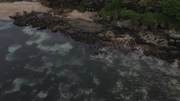 Beach calm waves