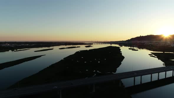 Lake at Sunset