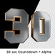 3D Sport Metal Spinning Numbers 30sec Countdown - VideoHive Item for Sale