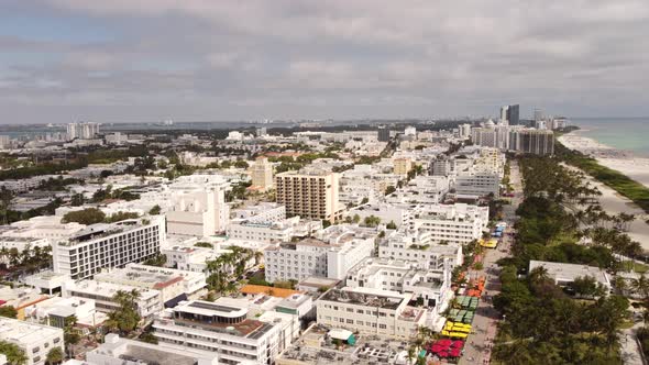 Aerial Flight Miami Beach To Ocean