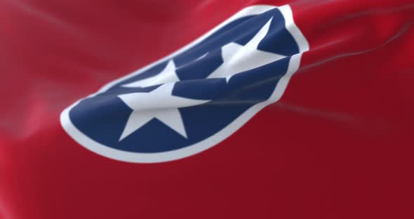 Flag of American State of Tennessee