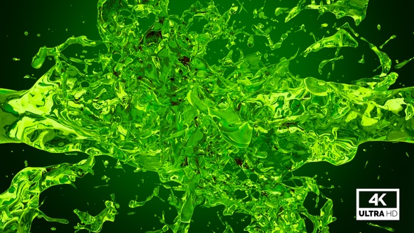 Green Water Splash Collision alt