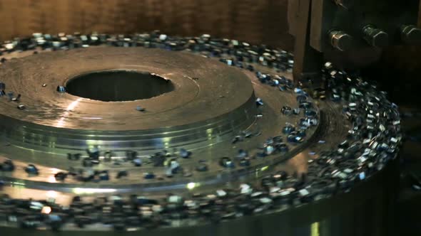 Workpiece processing on turning-and-boring lathe