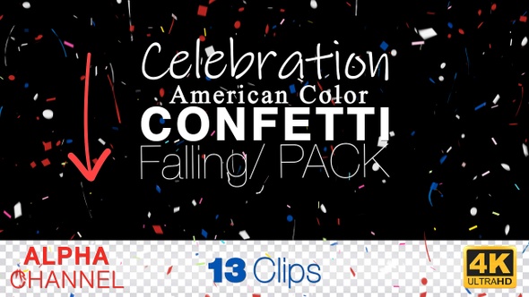 American Color Confetti Pack