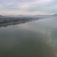 Aerial view of the Mekong river and the city by drone - VideoHive Item for Sale