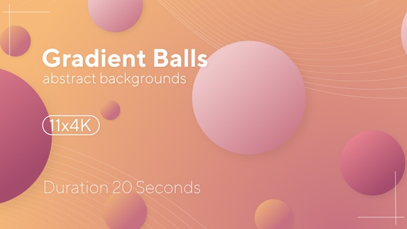 Gradient Balls - Abstract Backgrounds.