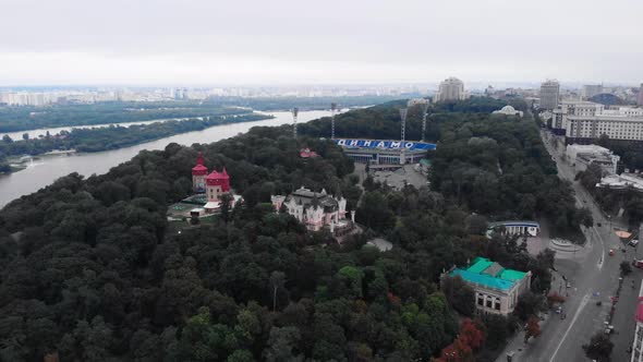 Kyiv, Ukraine. City View. Aerial Landscape