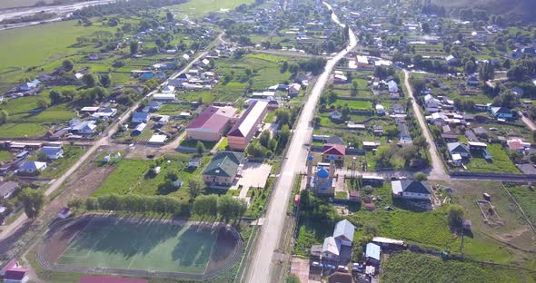 View of the Village of Saty From a Height.