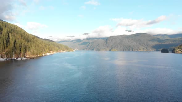 Various drone and DSLR shots at beautiful Deep Cove in Vancouver, BC.