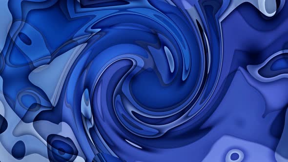 Blue Color Twirl Background Animated