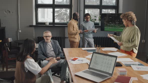 Diverse People Working in Conference Room