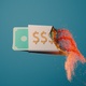3D Bundle Of Cash Being Disintegrated - VideoHive Item for Sale