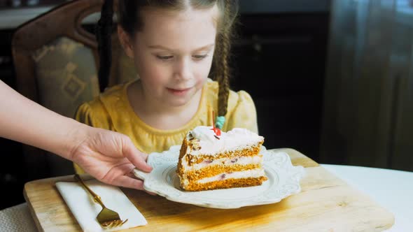 Many Slices of Cake on a Retrostyle Baking Sheet