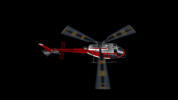Helicopter 3D - Top Side