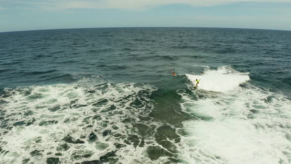 Surf Spot on the Island of Siargao Called Cloud 9