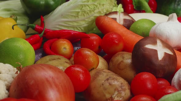 Fresh Group Of Raw Vegetables