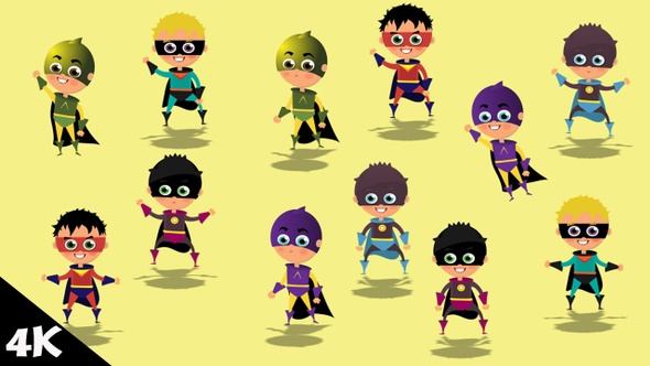 Cartoon Superhero Pack alt