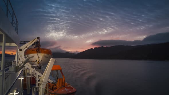 Cook Strait ferry journey