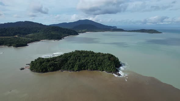 The Beaches at the most southern part of Borneo Island