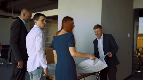 Group of Architects Working on a New Project